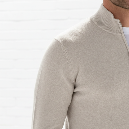 Herren Merinowollpullover Bequem V-Ausschnitt