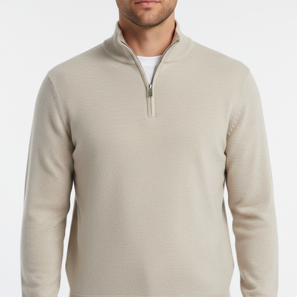 Herren Merinowollpullover Bequem V-Ausschnitt