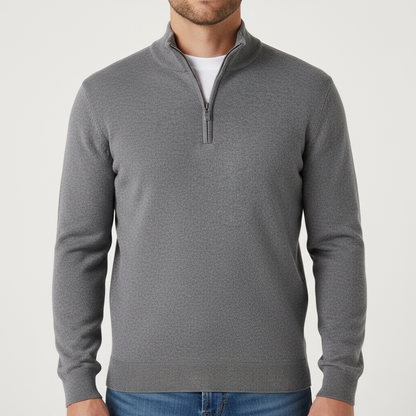 Herren Merinowollpullover Bequem V-Ausschnitt