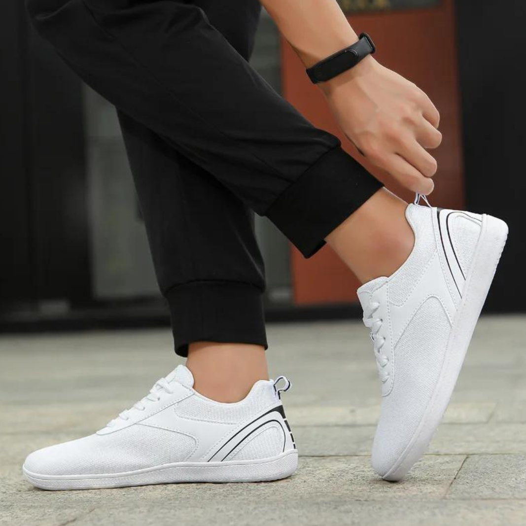 Herren Slip-On-Sneaker Bequem Schnürlos Schwarz - Norvielle