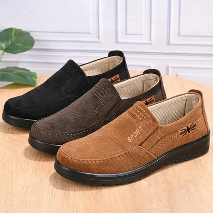 Herren Slipper Rutschfest Bequem Schwarz - Norvielle