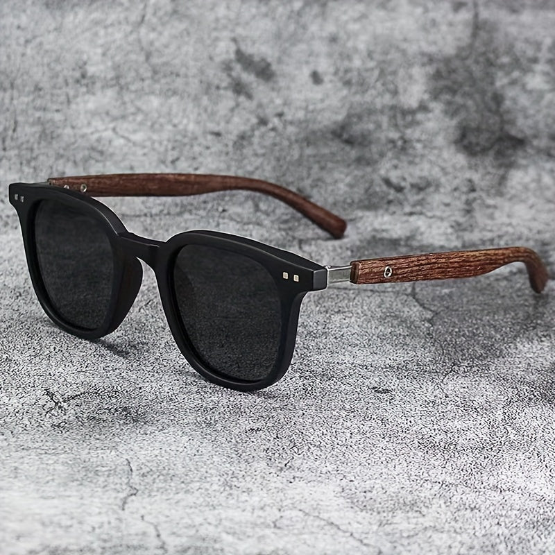 Herren Sonnenbrille Retro Quadratisch Polarisiert UV-Schutz - Norvielle