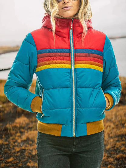 Norvielle Damen Wintersport Plüschmantel