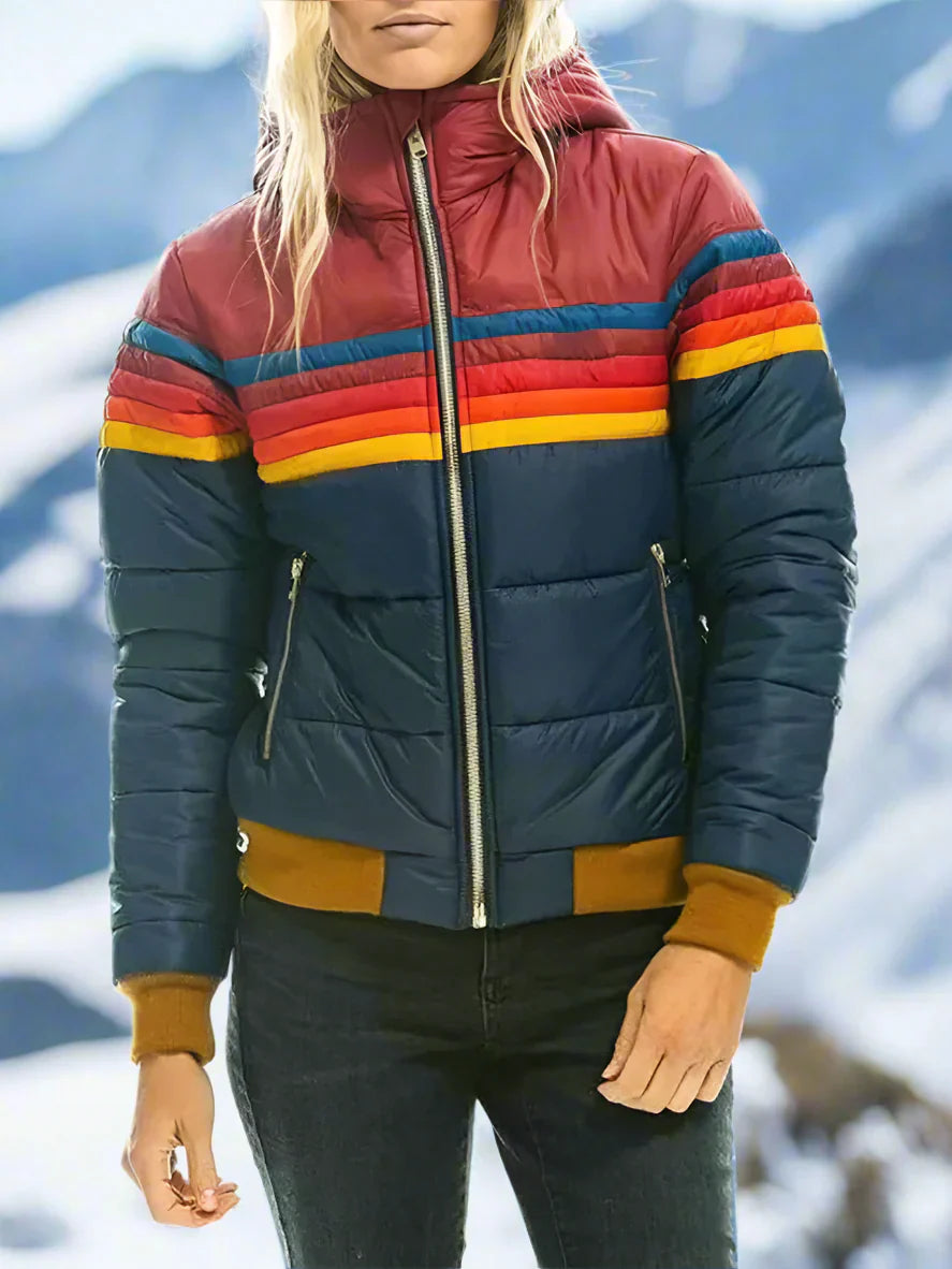 Hesterr Damen Wintermantel Plüsch