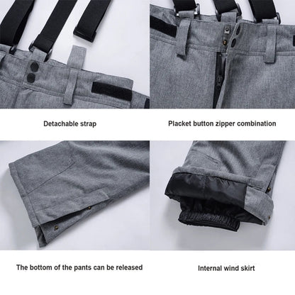 Unisex Skihose Trägersystem Wintertauglich