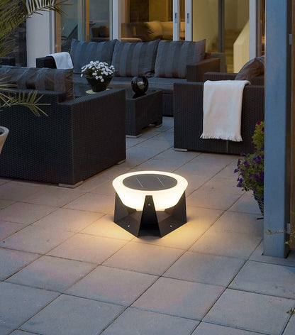 Solar LED Außenlampe Geometrisches Design