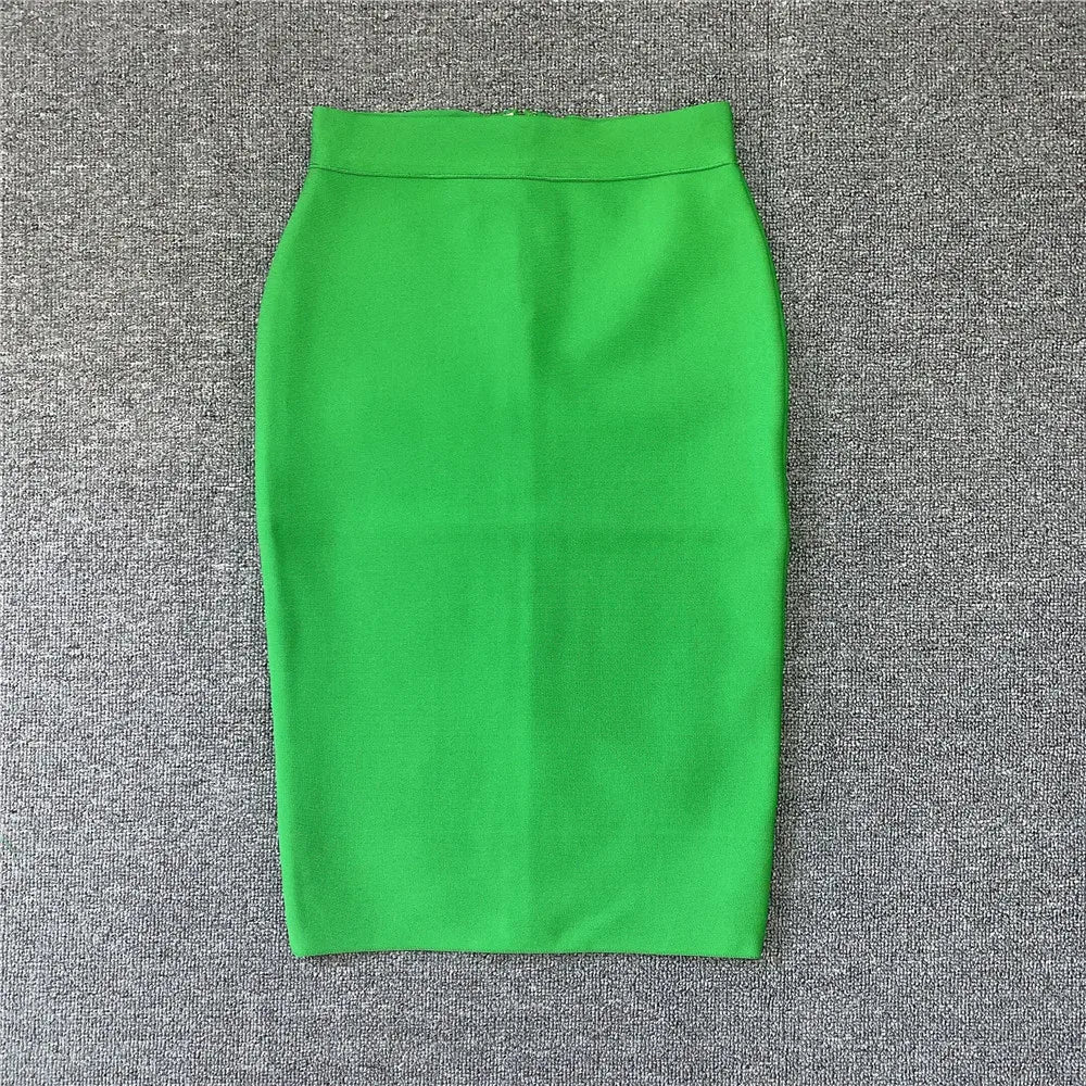 Damen Bleistiftrock Eleganter Rayon Rock für Party