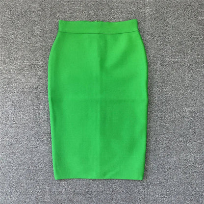 Damen Bleistiftrock Eleganter Rayon Rock für Party