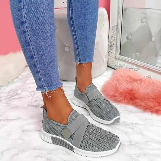 Damen Bequeme Schuhe Klettverschluss - Eveloria