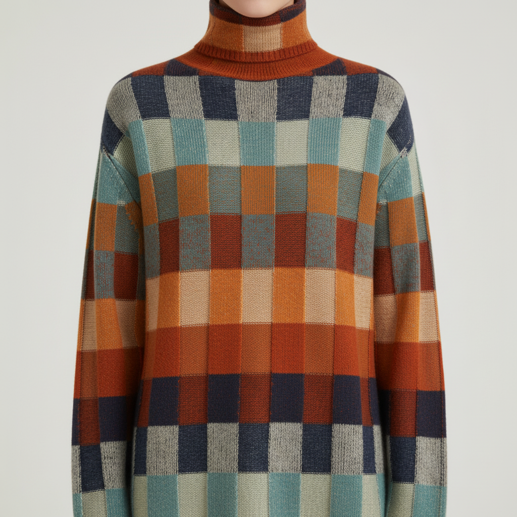 Damen Kaschmirpullover Rollkragen Nachhaltig Elegent