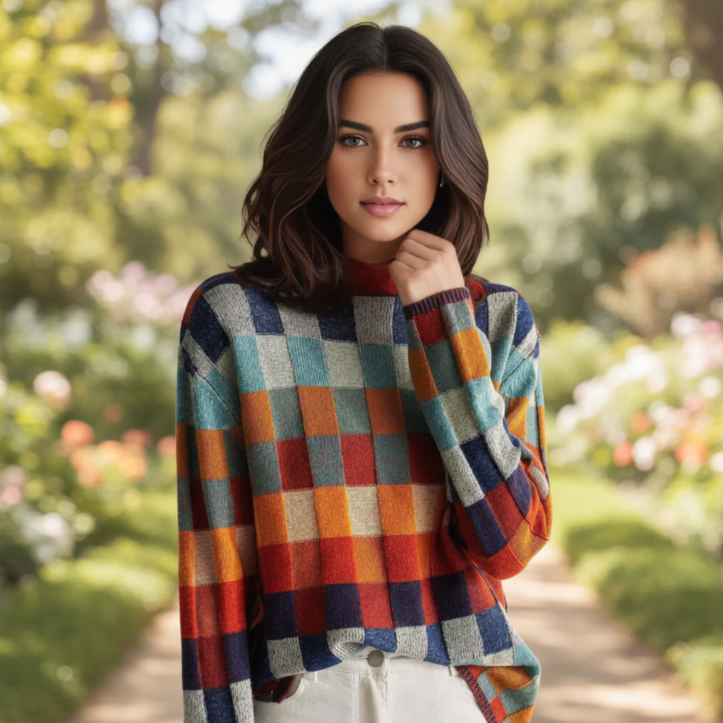 Damen Kaschmirpullover Rollkragen Nachhaltig Elegent - Norvielle