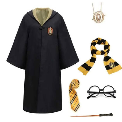 Hogwarts Zauberer Kostüm für Kinder und Erwachsene mit Robe und