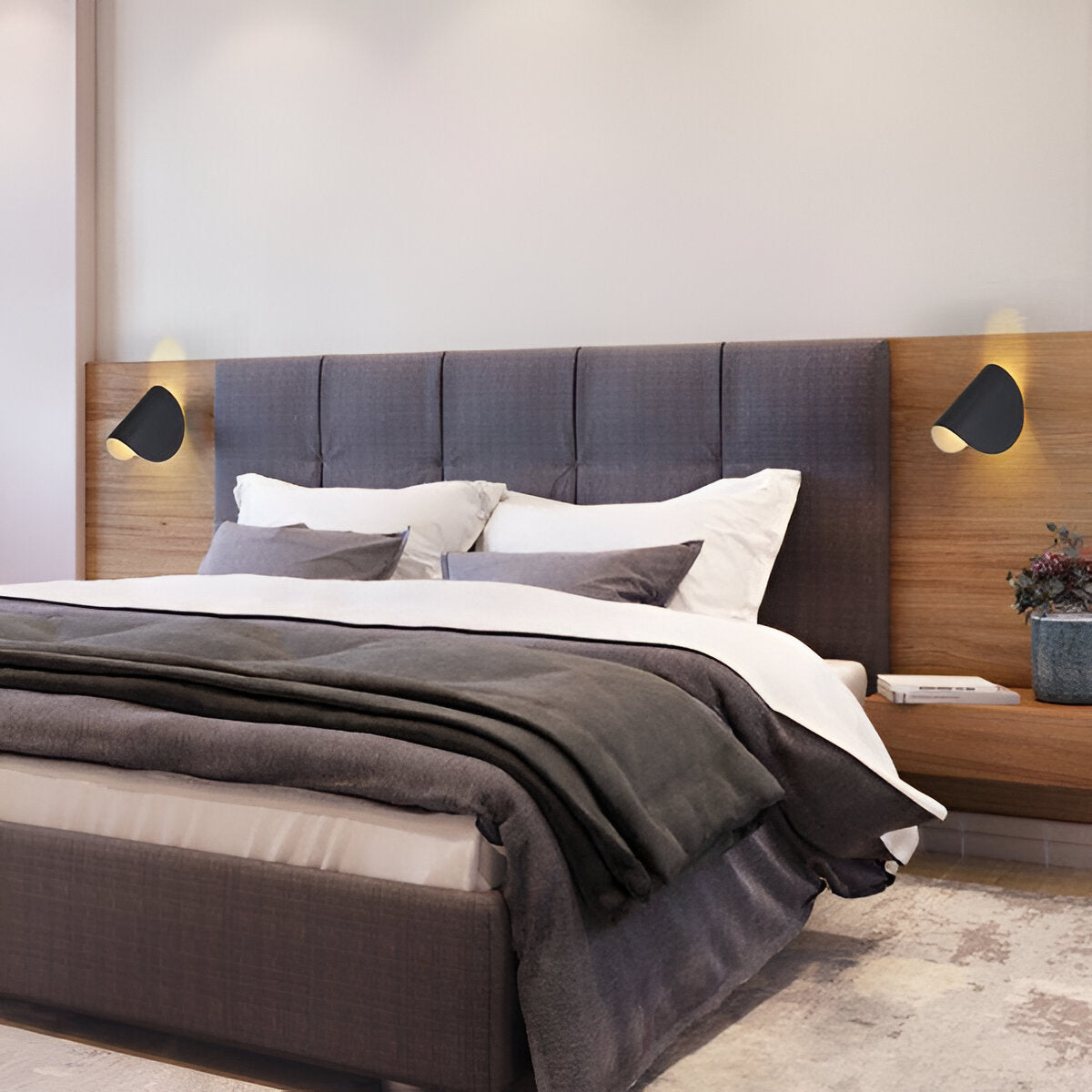 Moderne LED Wandleuchte Twist Design Minimalistisch