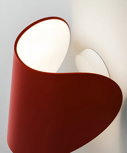 Moderne LED Wandleuchte Twist Design Minimalistisch