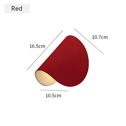 Moderne LED Wandleuchte Twist Design Minimalistisch