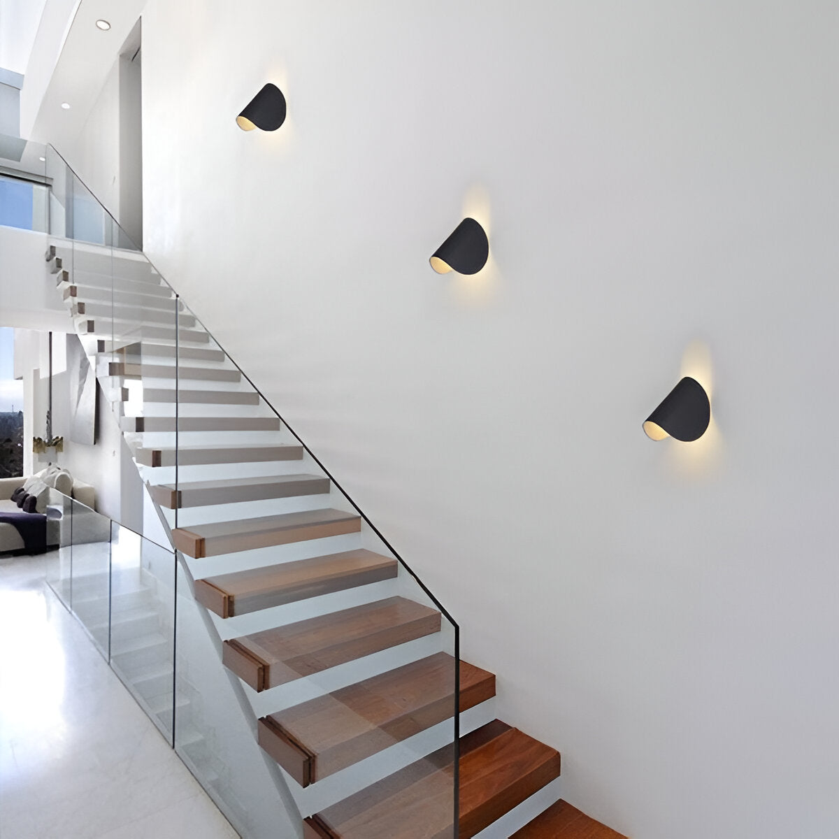 Moderne LED Wandleuchte Twist Design Minimalistisch