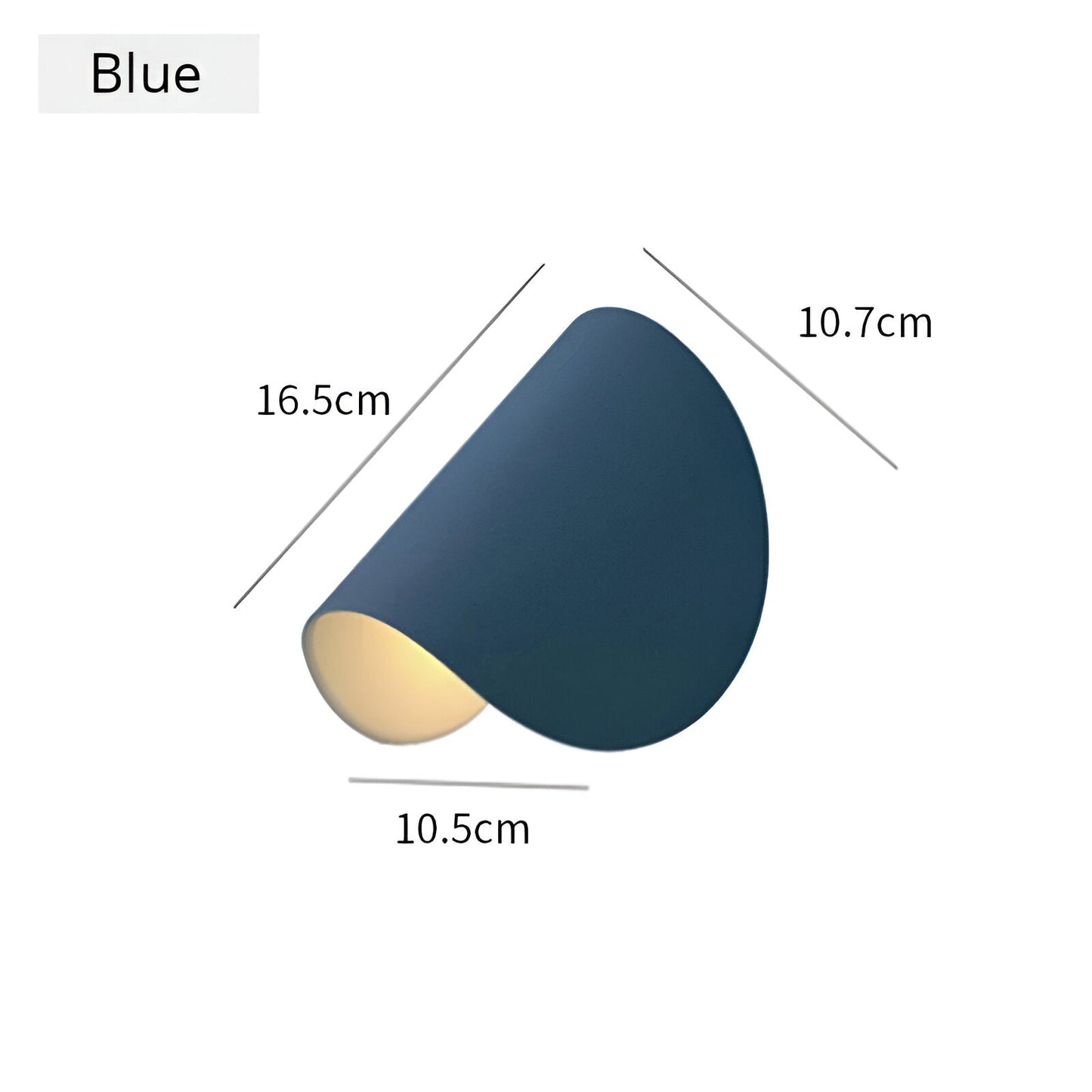 Moderne LED Wandleuchte Twist Design Minimalistisch