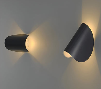 Moderne LED Wandleuchte Twist Design Minimalistisch