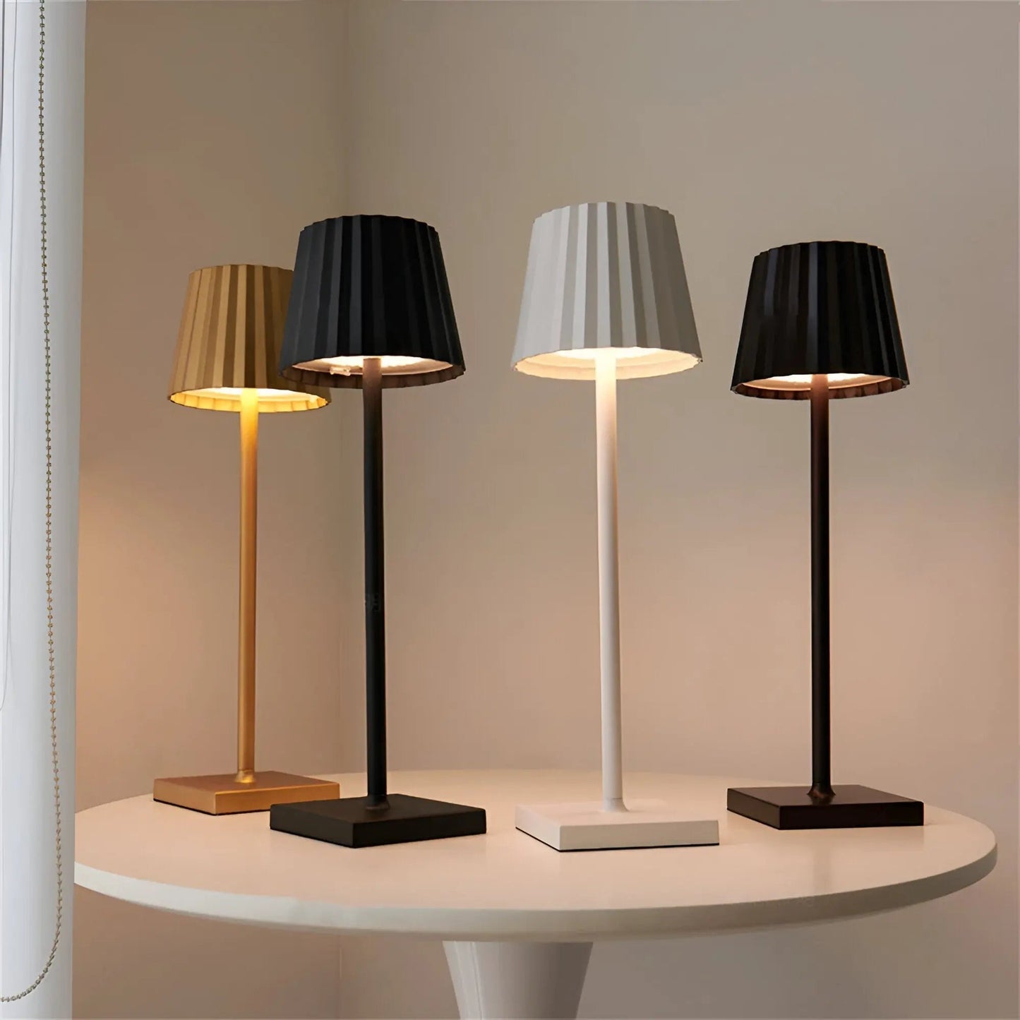 Dimmbare LED Tischlampe Kabellos Wiederaufladbar - Norvielle