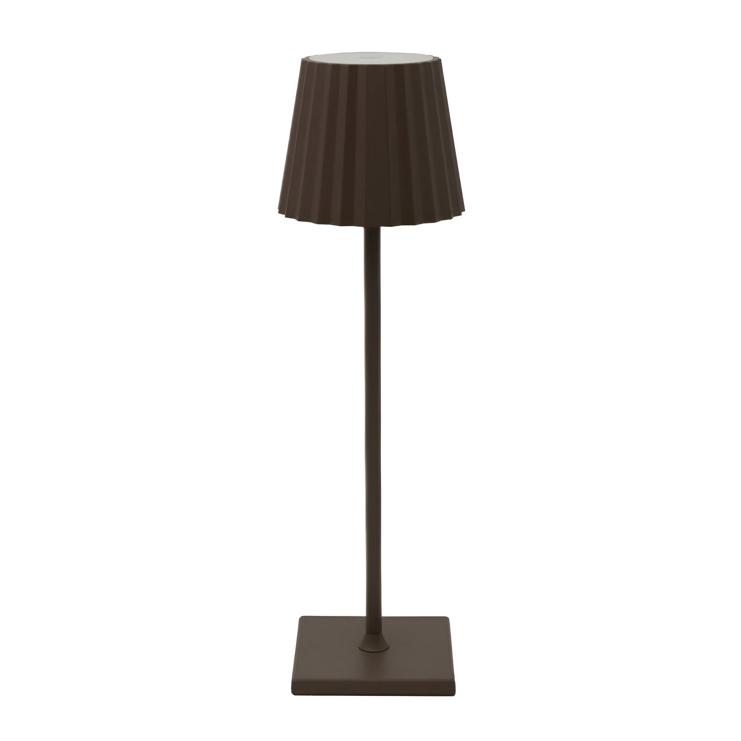Kabellose LED Tischlampe Aluminium 3 Helligkeitsstufen Akkubetrieb
