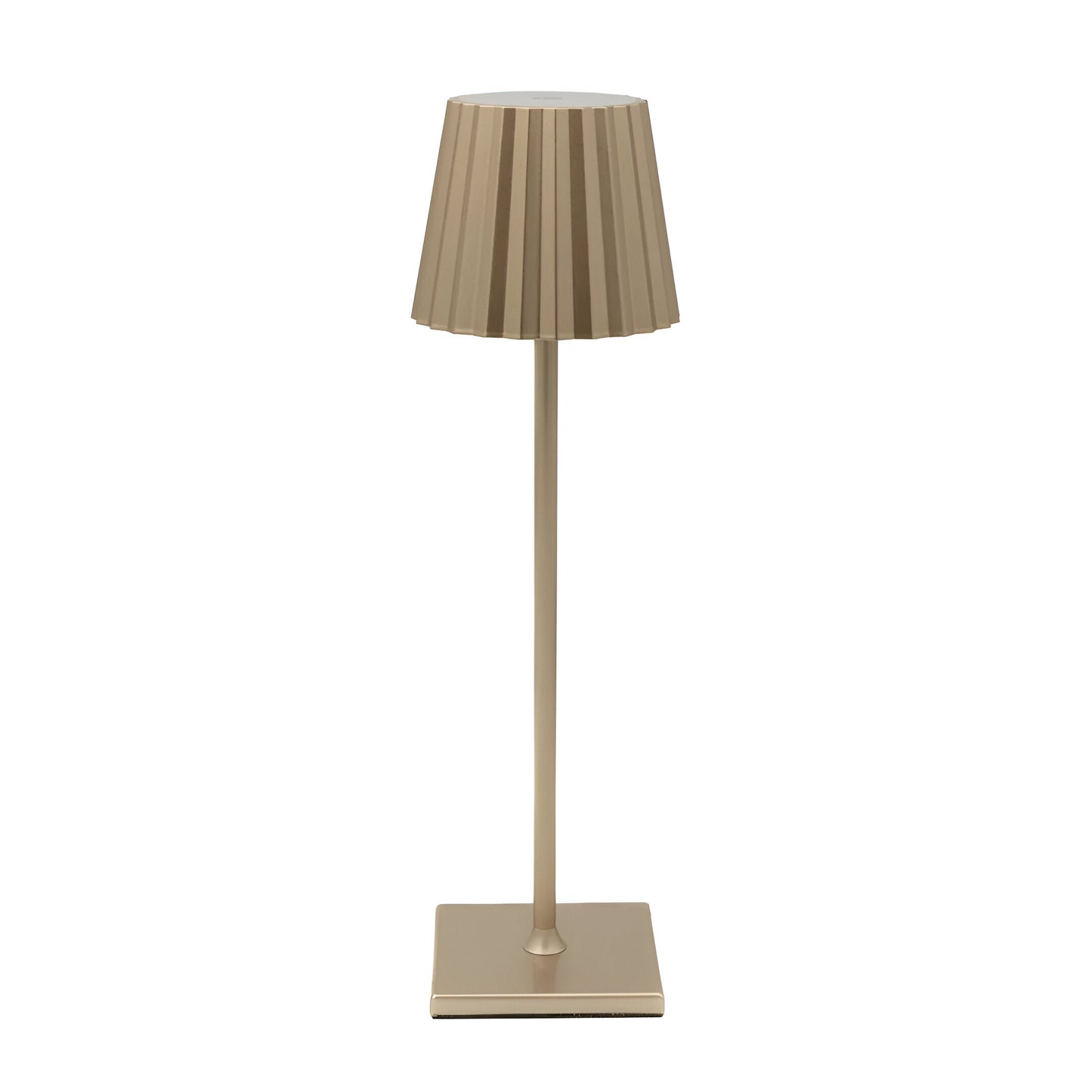 Kabellose LED Tischlampe Aluminium 3 Helligkeitsstufen Akkubetrieb
