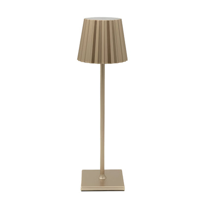 Kabellose LED Tischlampe Aluminium 3 Helligkeitsstufen Akkubetrieb