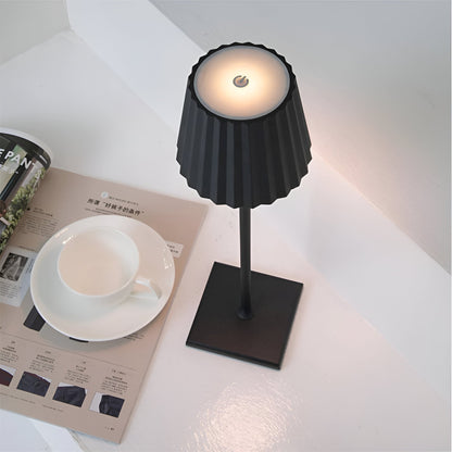 Kabellose LED Tischlampe Aluminium 3 Helligkeitsstufen Akkubetrieb