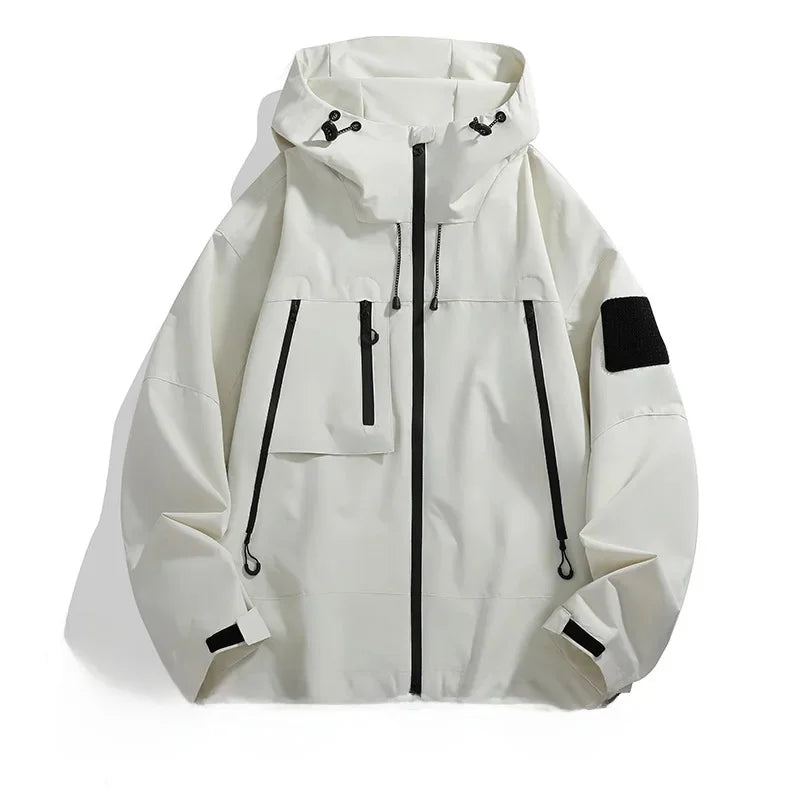 Norvielle Herren Softshell Jacke Leicht Kapuze