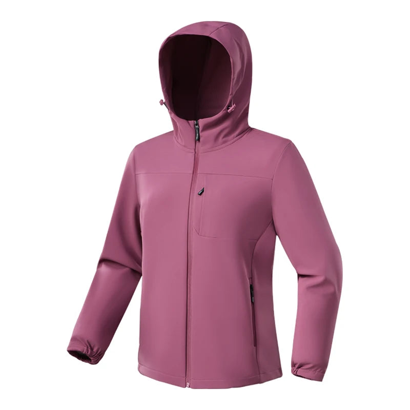 Damen Leichte Kapuzenjacke Wasserabweisend