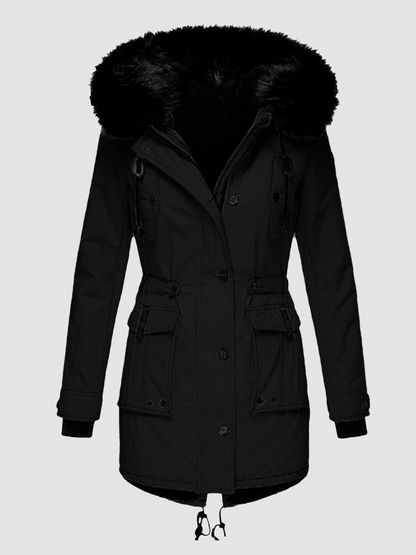 Damen Kapuzenparka Winterjacke