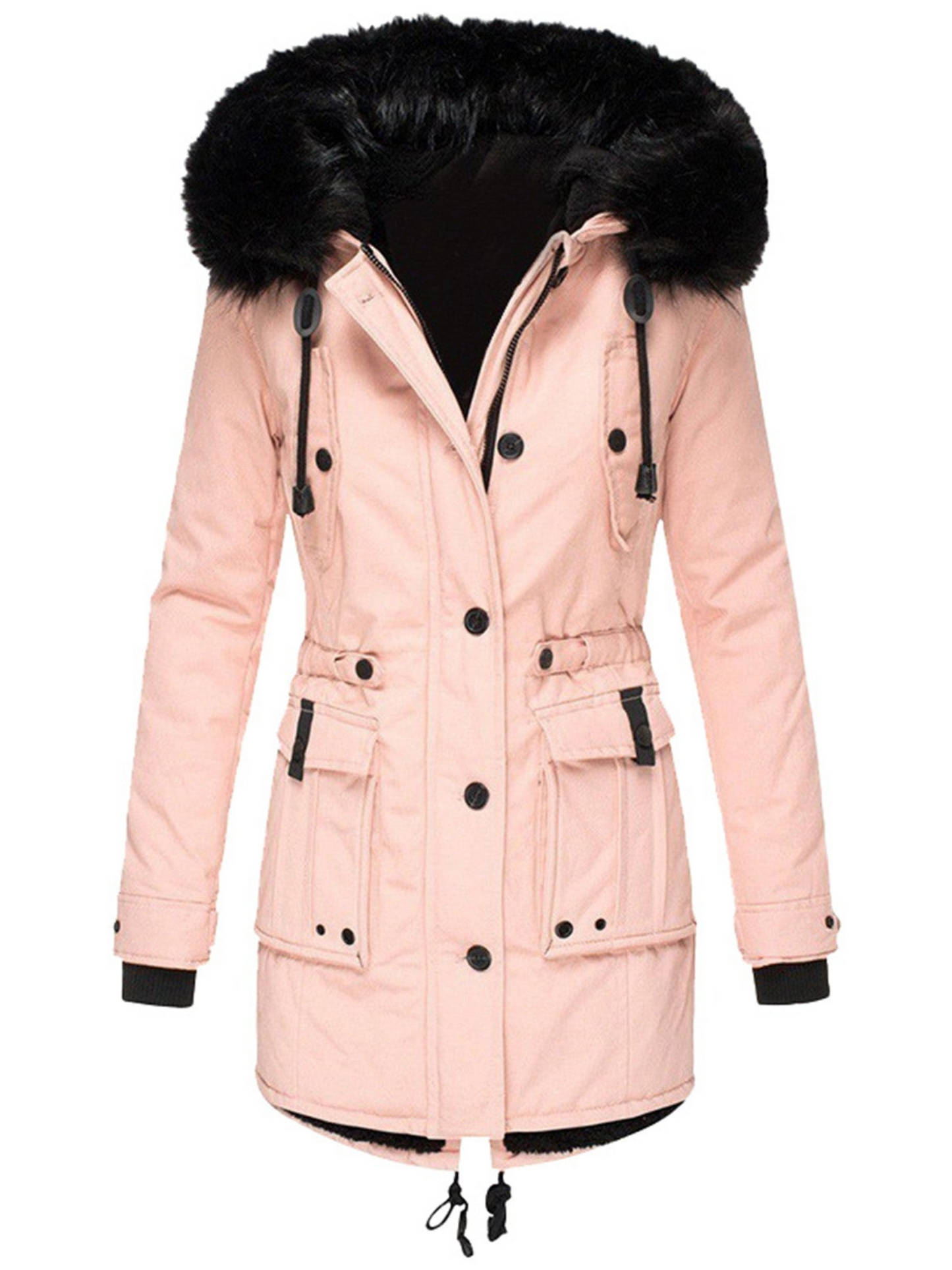 Damen Kapuzenparka Winterjacke