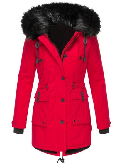 Damen Kapuzenparka Winterjacke