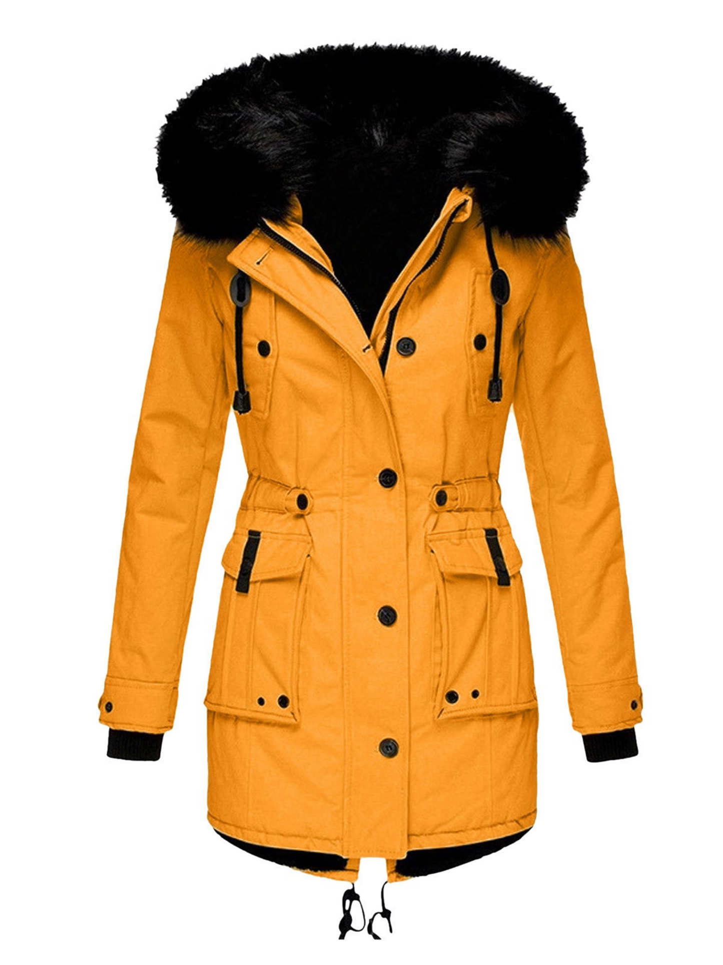 Damen Kapuzenparka Winterjacke