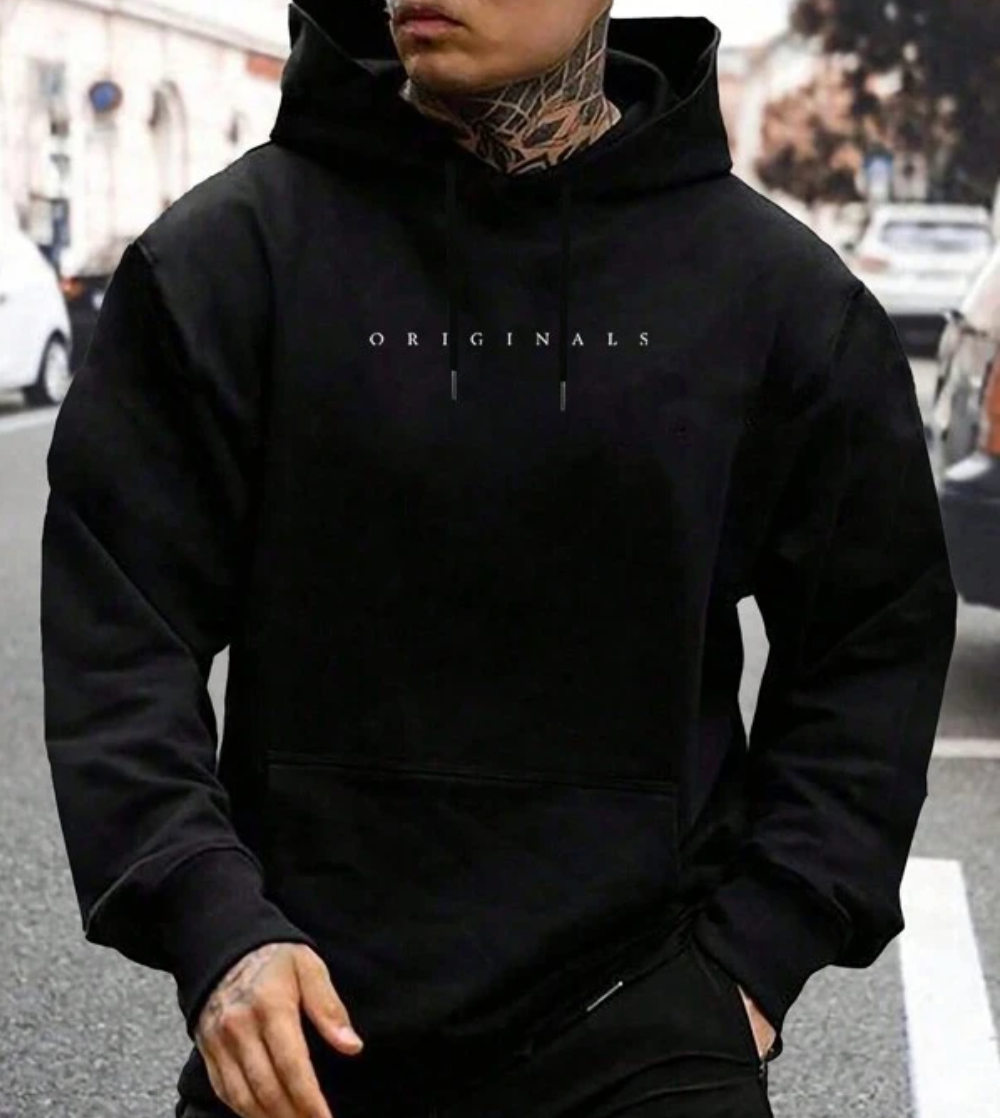 Herren Hoodie Bequemer Kapuzenpullover mit Kordelzug - Norvielle