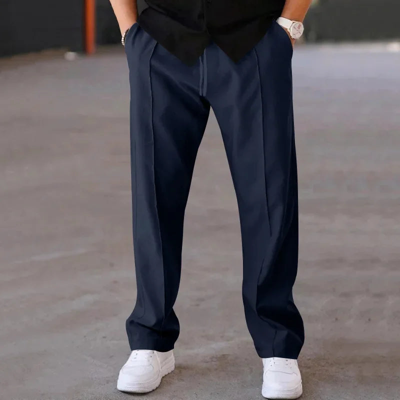 Herrenhose Gerades Bein mit Kordelzug - Norvielle