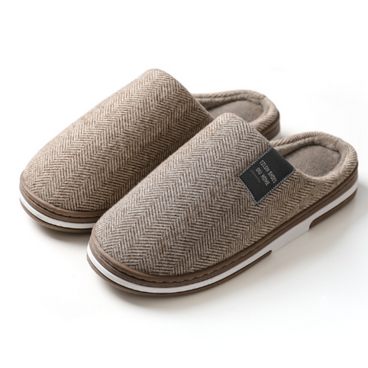 Herren Hausschuhe Plüsch Slip-On Komfortschuhe - Norvielle