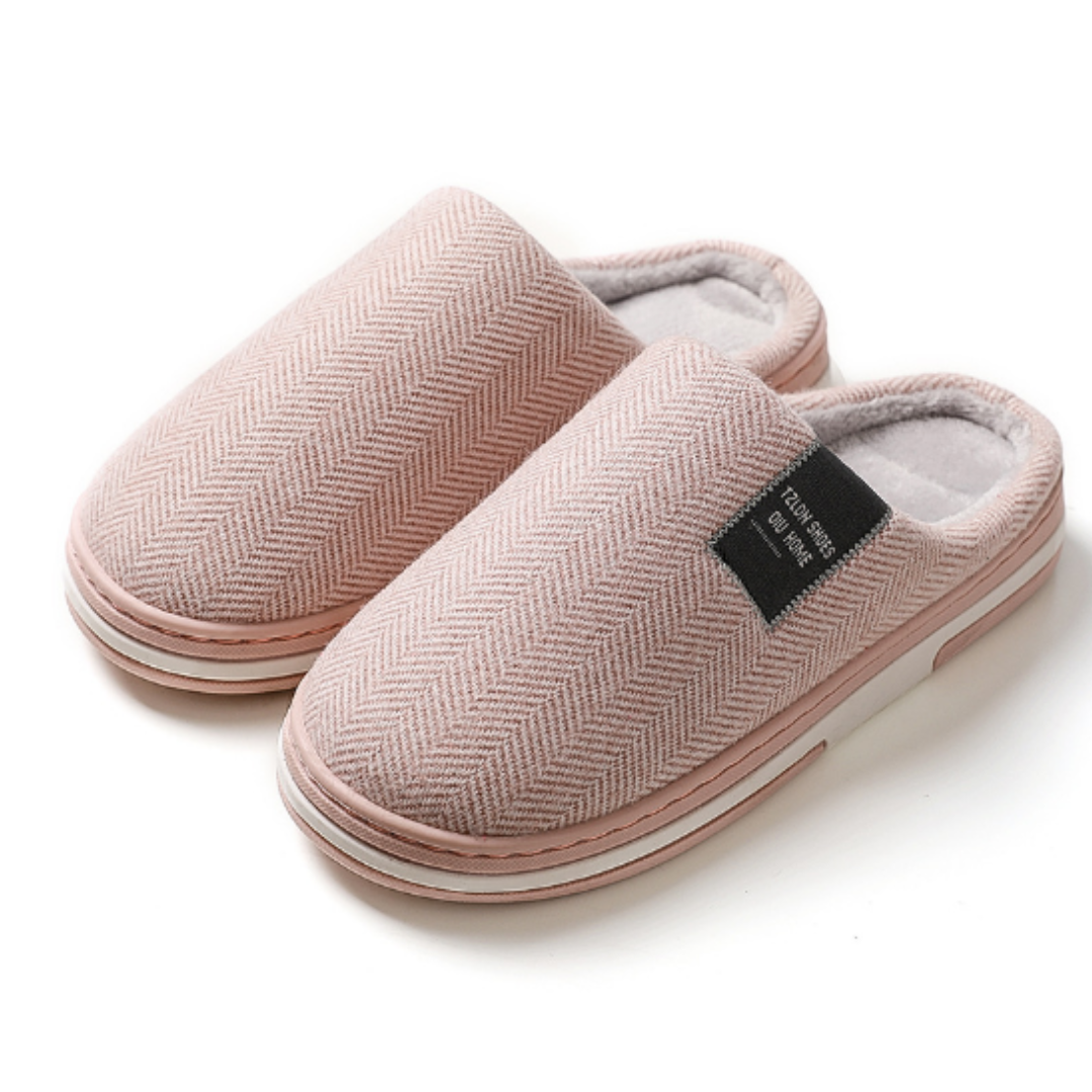 Herren Hausschuhe Plüsch Slip-On Komfortschuhe