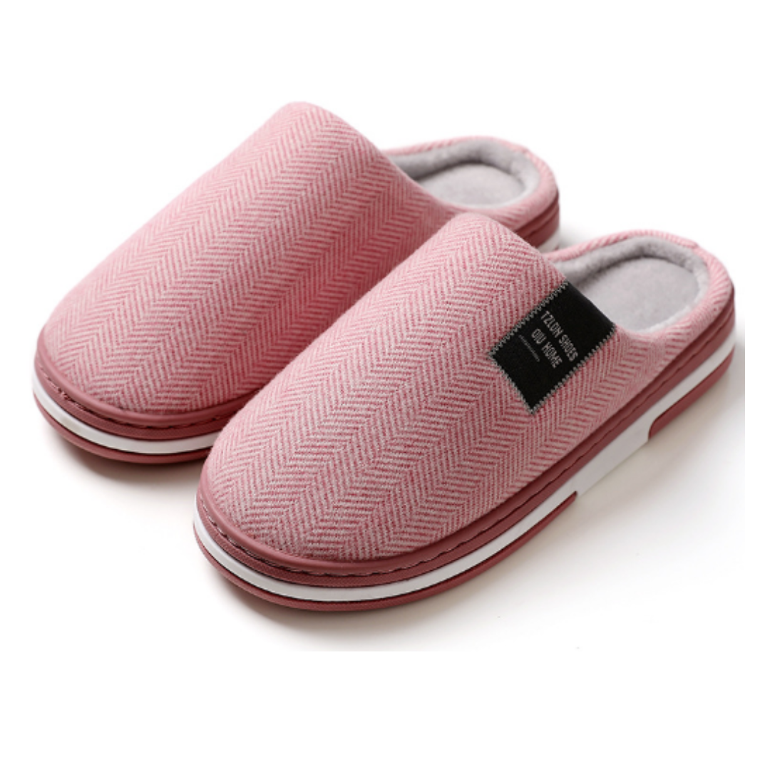 Herren Hausschuhe Plüsch Slip-On Komfortschuhe