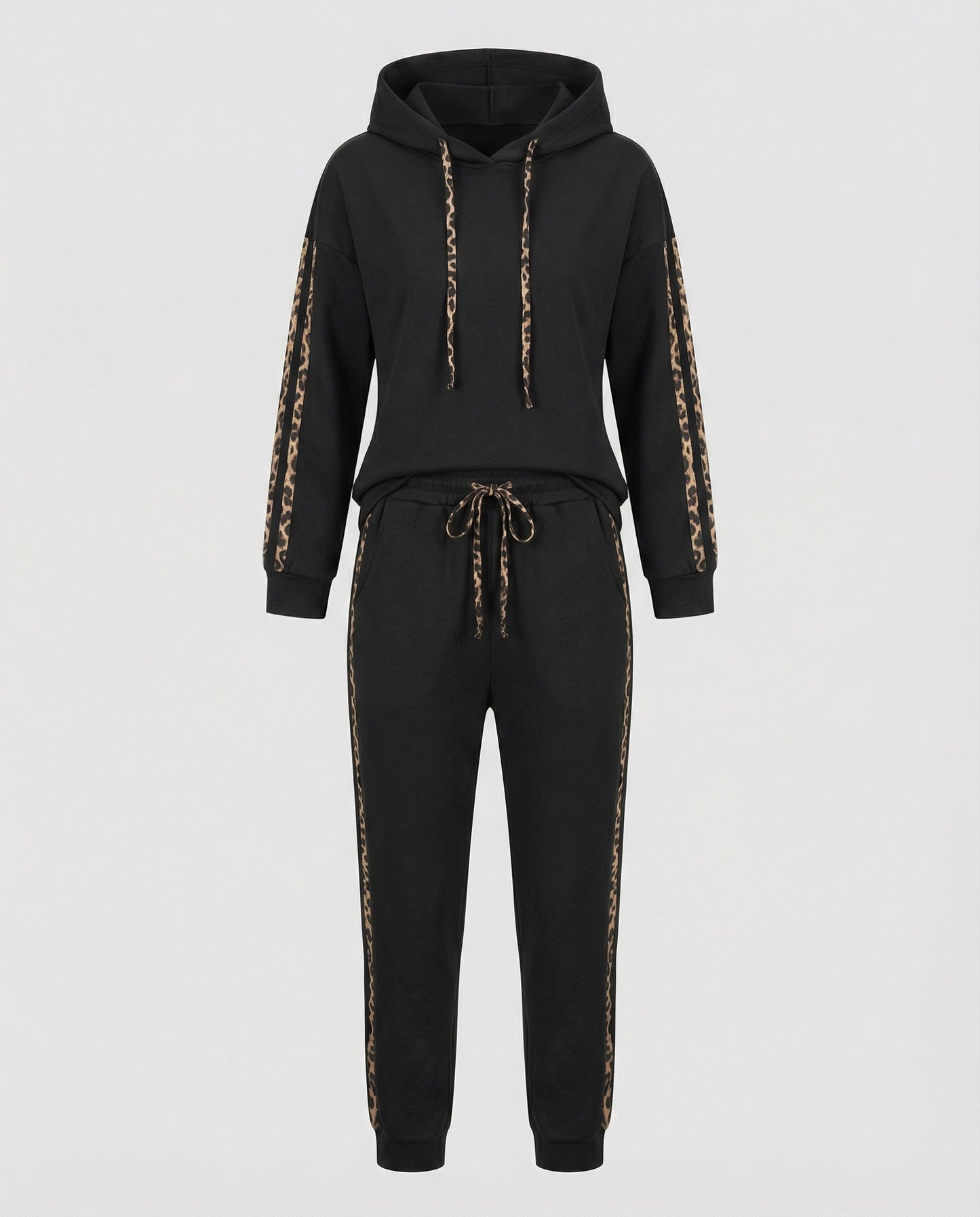 Damen Jogginganzug Zebramuster