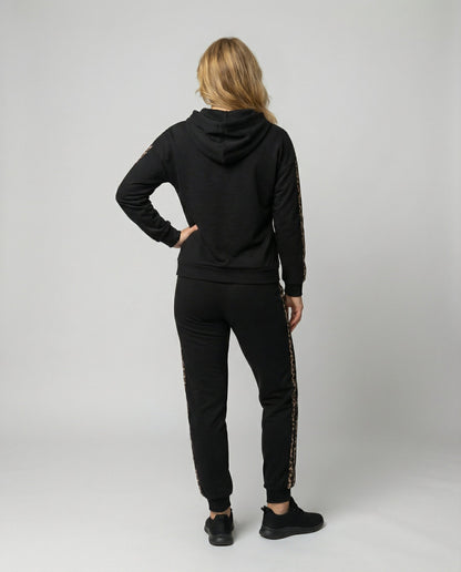 Damen Jogginganzug Zebramuster