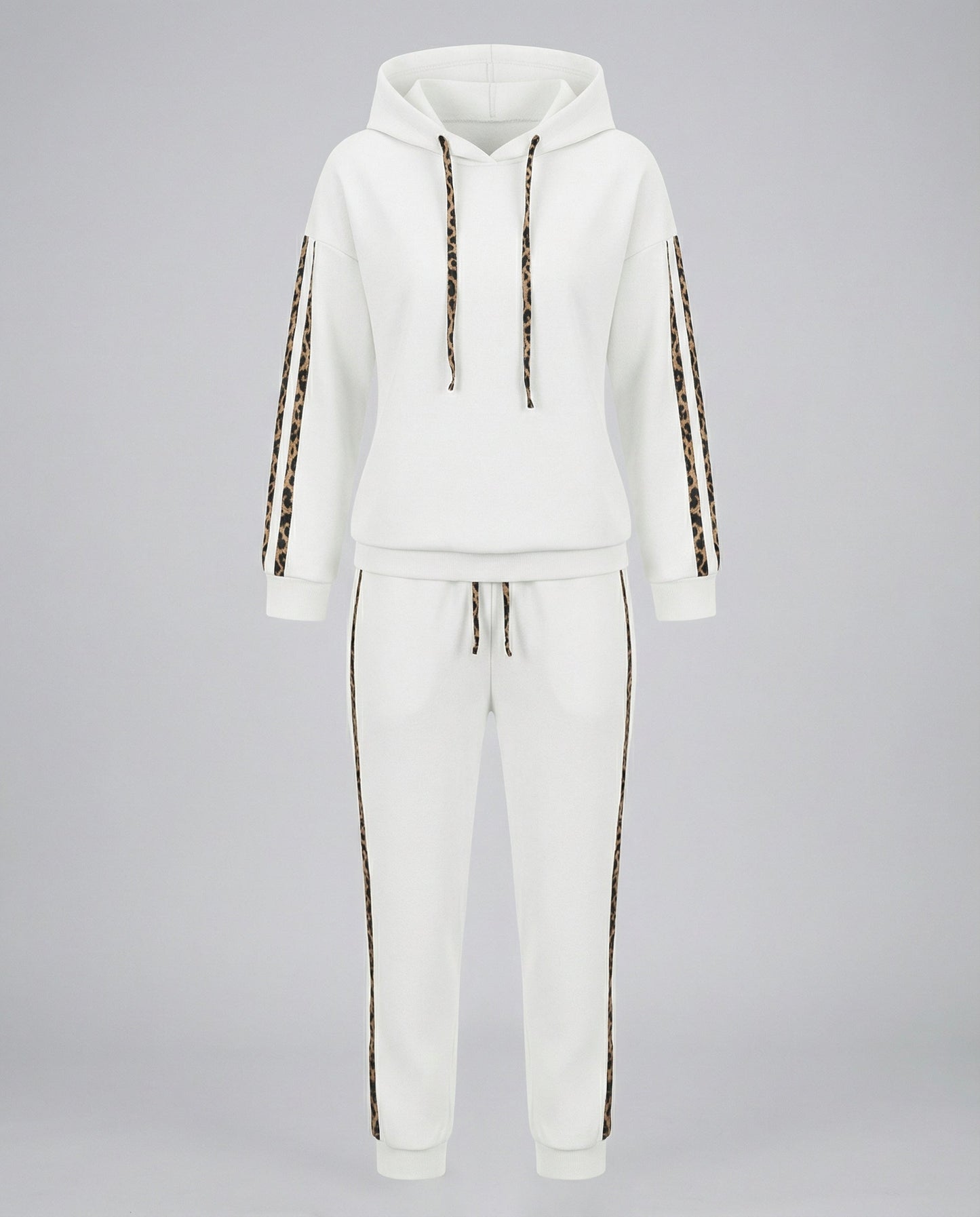 Damen Jogginganzug Zebramuster