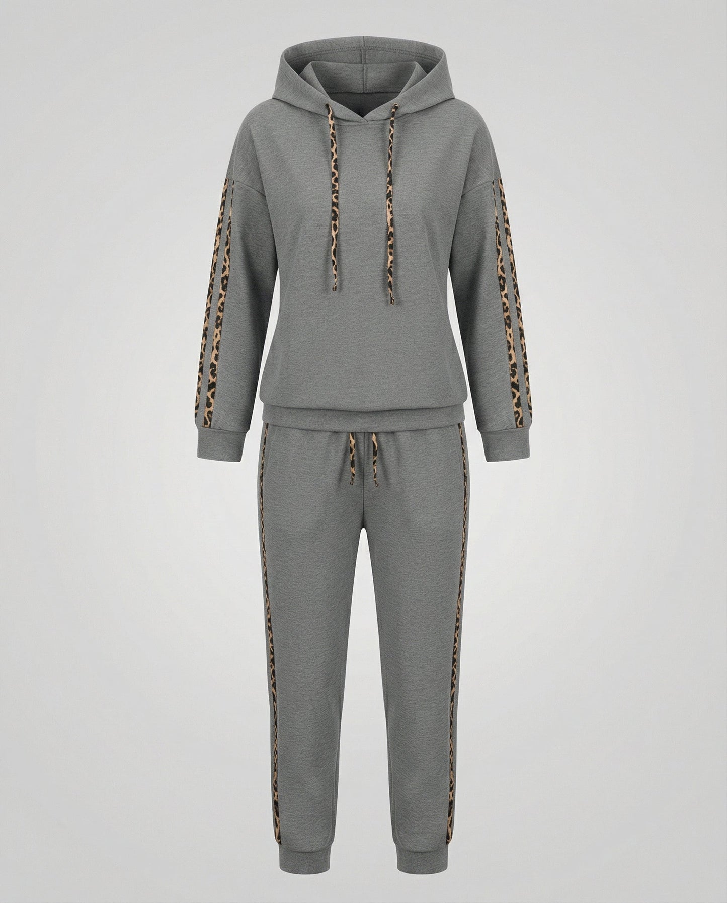 Damen Jogginganzug Zebramuster