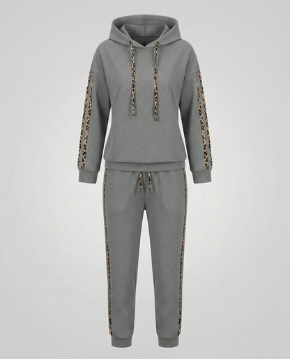 Damen Jogginganzug Zebramuster