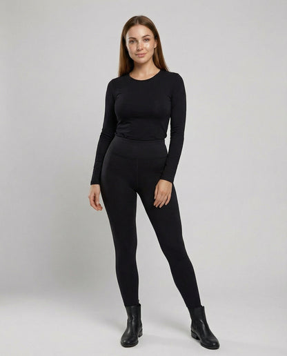 Damen Warmleggings Winter - Norvielle