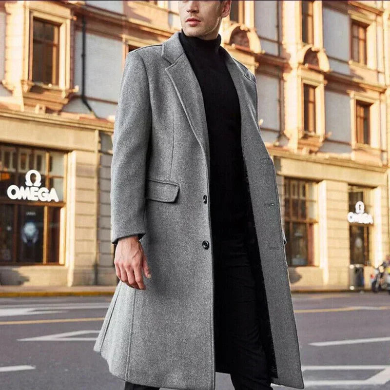 Norvielle Herren Winterjacke Wasserdicht Warm Schwarz - Norvielle
