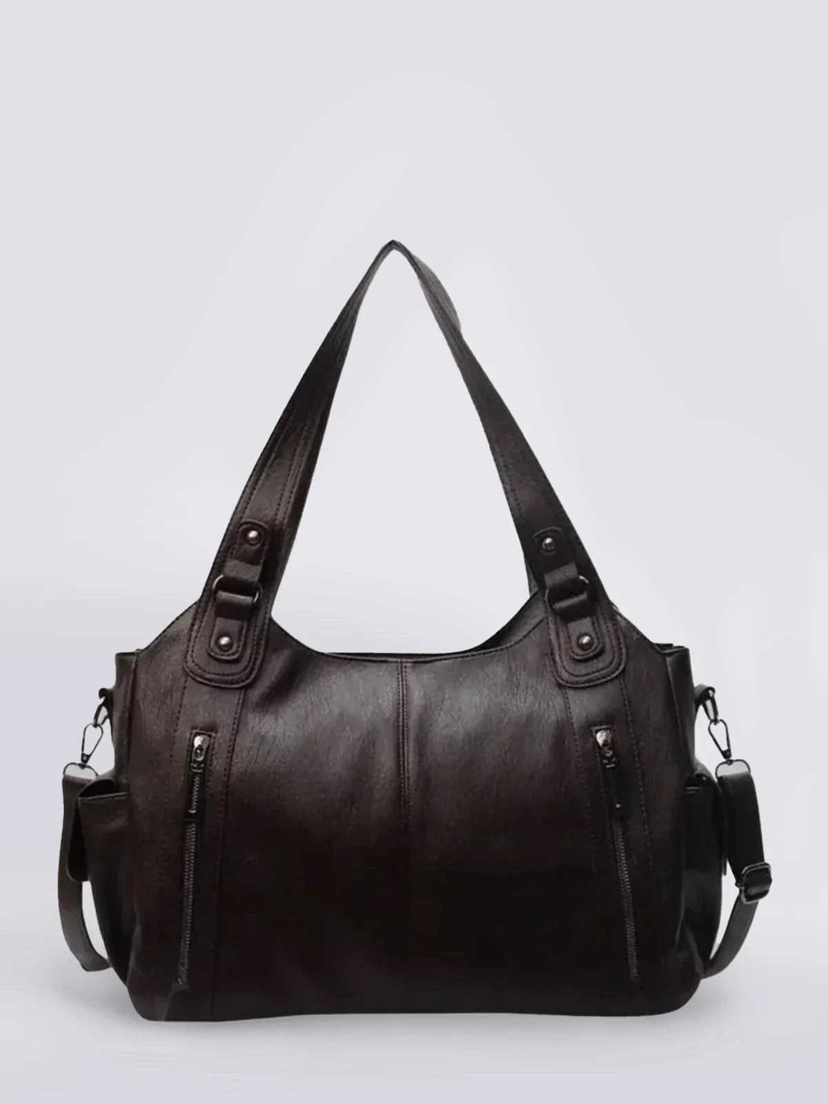 Damen Handtasche Groß Schultergurt Leder