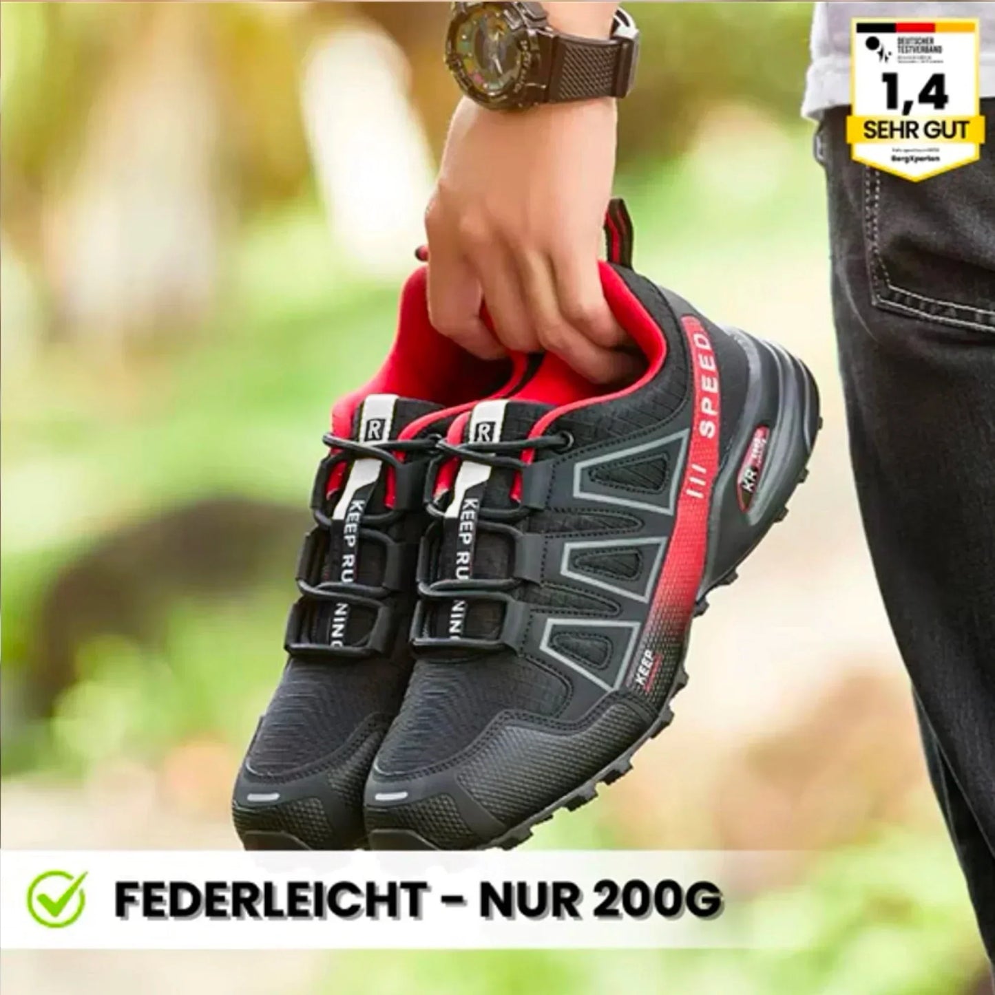 Orthopädische Damen Wanderschuhe Schmerzlindernd Atmungsaktives Mesh