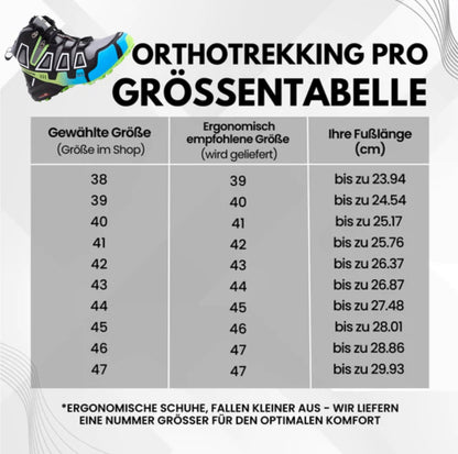 Ergonomische Wanderstiefel Hallux Valgus Schuhe OrthoTrekking Pro