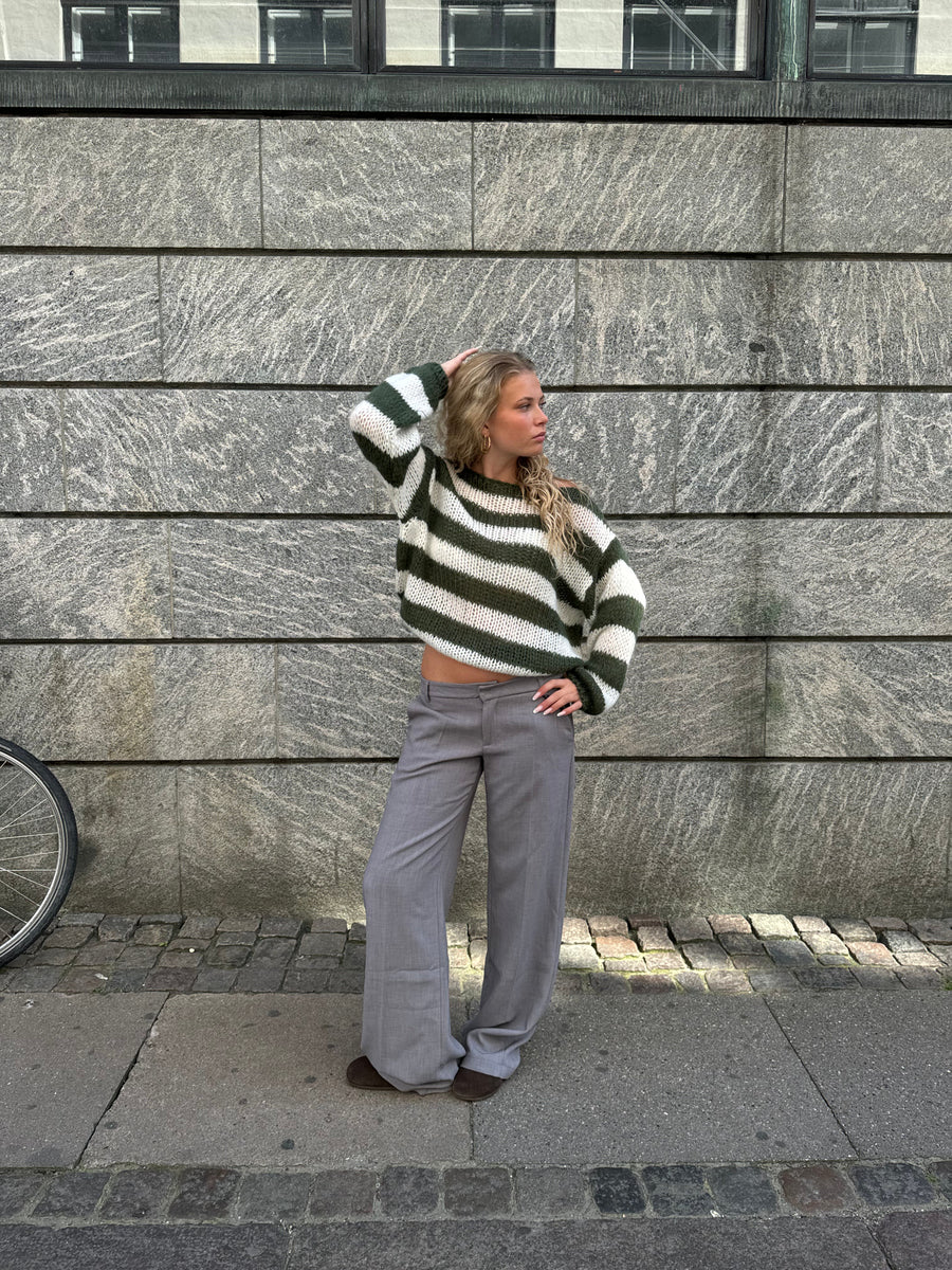 Norvielle Damen Gestreifter Pullover