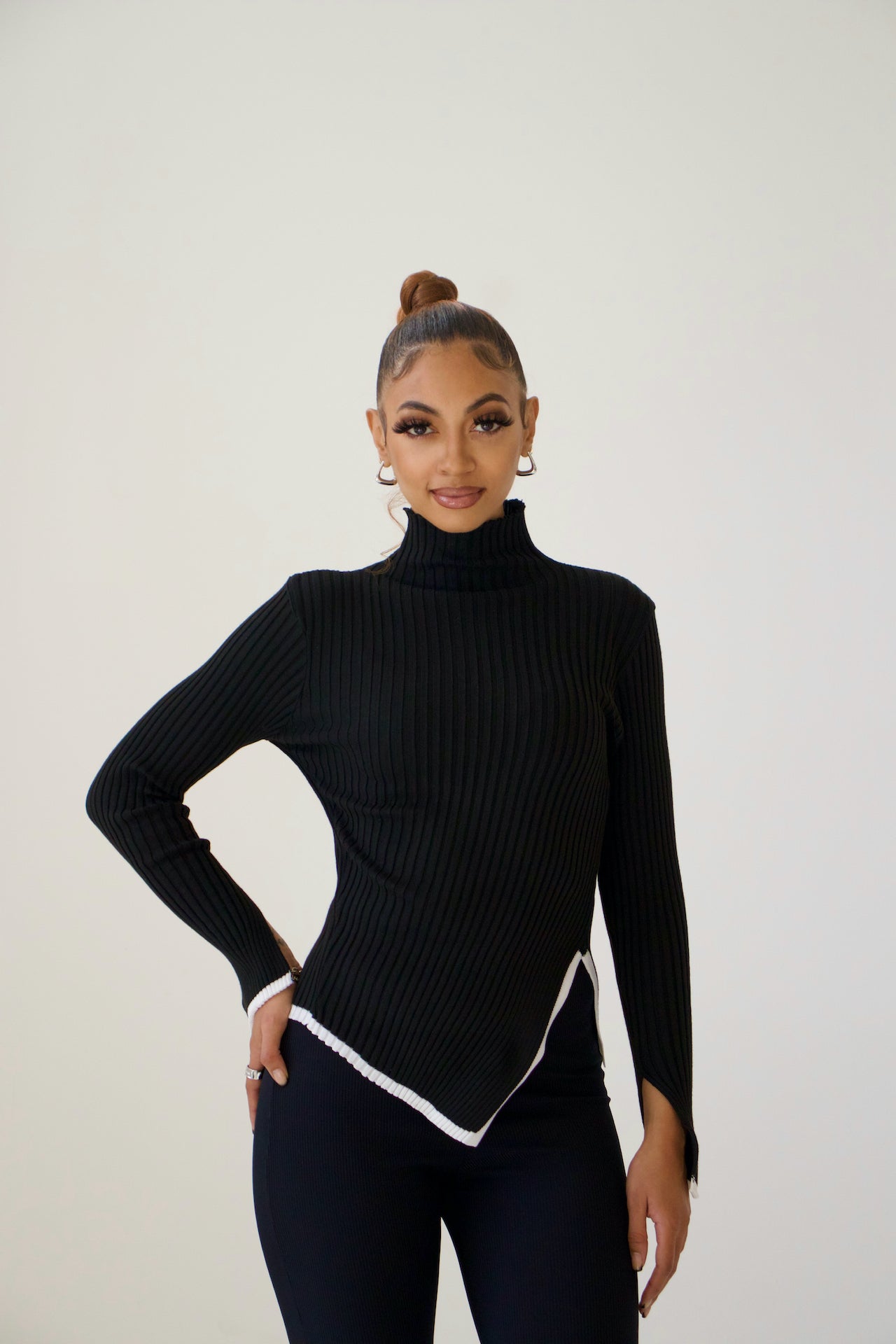 Damen Rollkragenpullover Klassisch - Norvielle
